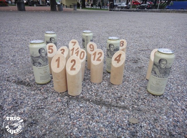 Cervezas y mölkky, Helsinki, Finlandia Cervezas y mölkky, Helsinki, Finlandia